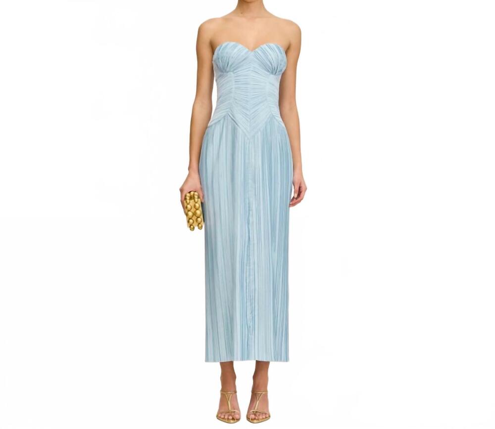 NEW CULT GAIA ashika midi length gown in coastal